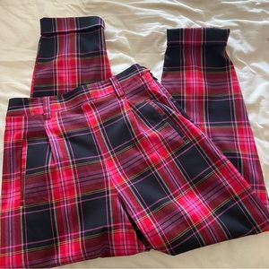 Top Shop Plaid Pants trousers size US 4 women’s